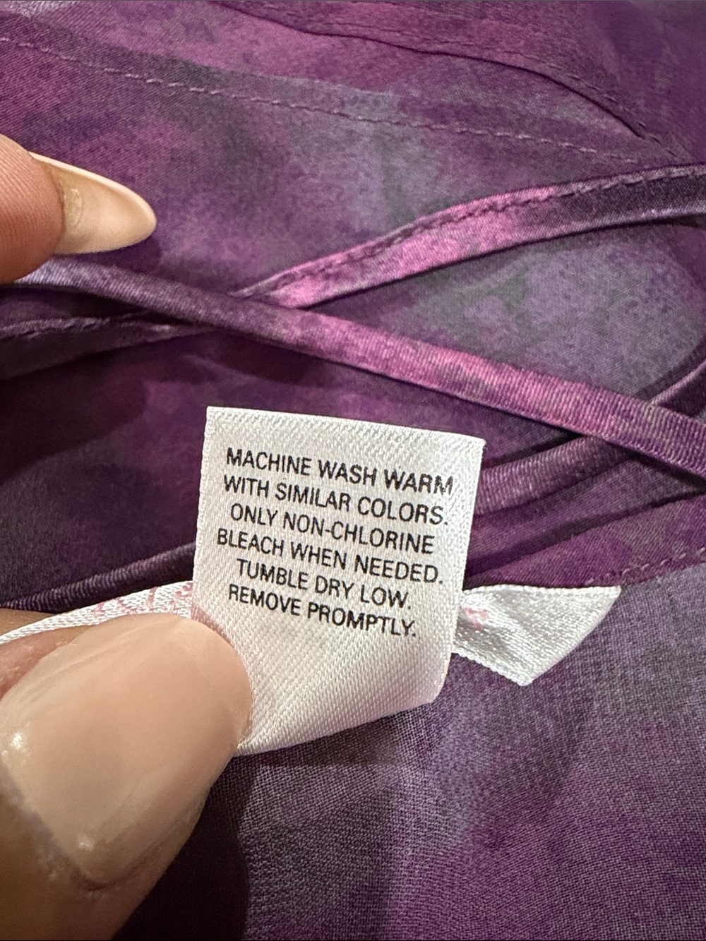 Victoria's Secret Sheer Purple Slip Chemise with Spaghetti Straps - Picture 8 of 8